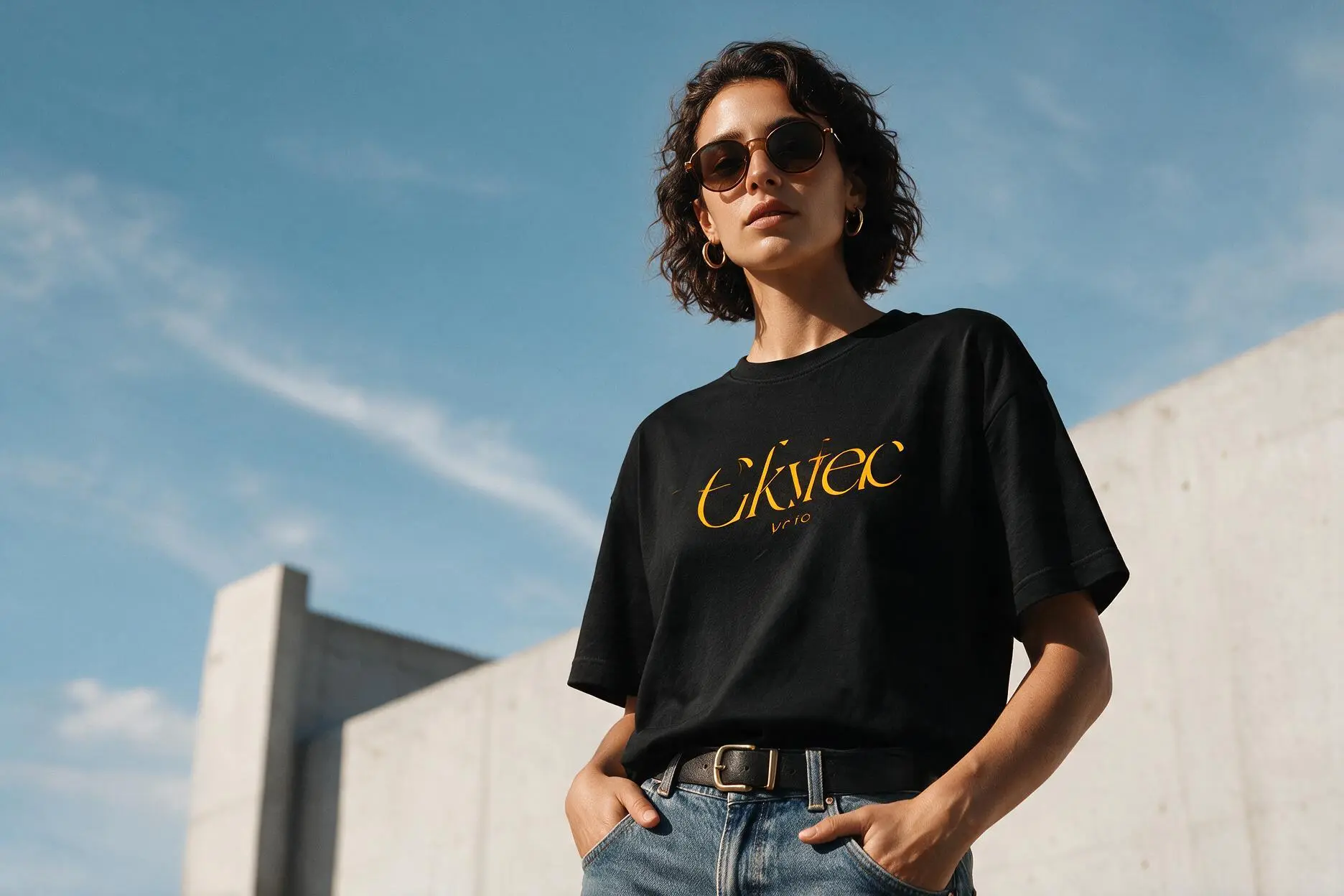 Coleção de camisetas personalizadas para uma marca
