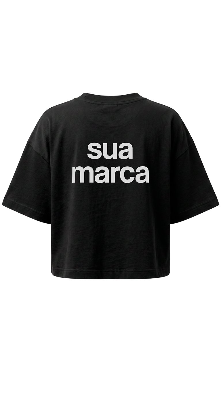 Cropped Oversize personalizado