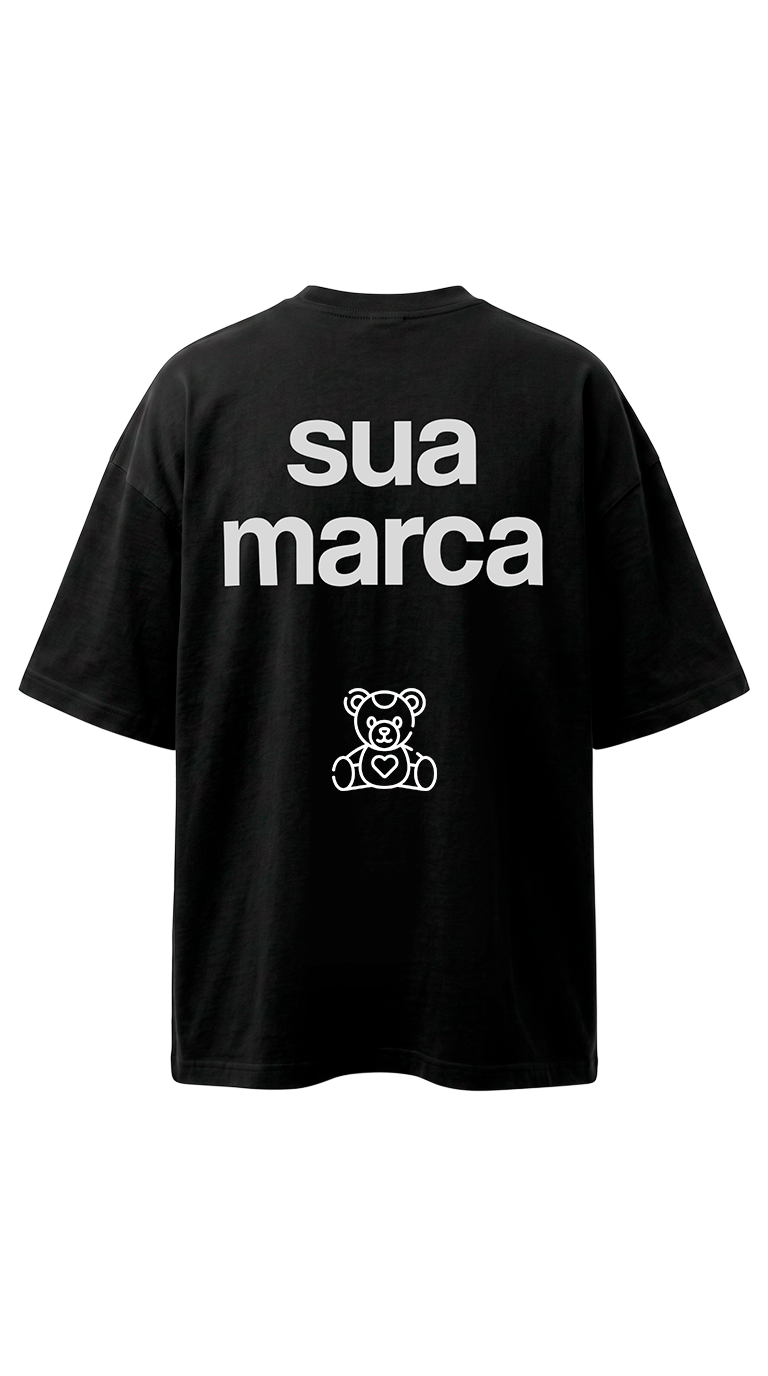 Camiseta Infantil Oversize personalizada